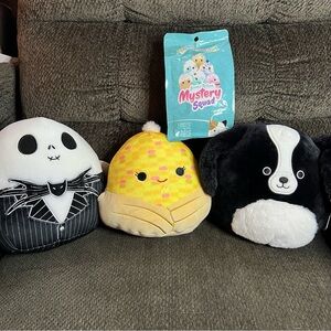 5/$25 New Squishmallow You Choose! Jack Skellington Nathaniel Cornelias Mystery